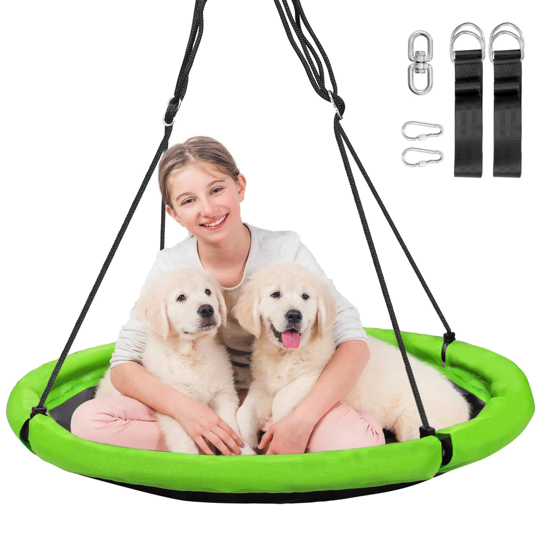 40"/43'' Large Round Flying Saucer Tree Swing
