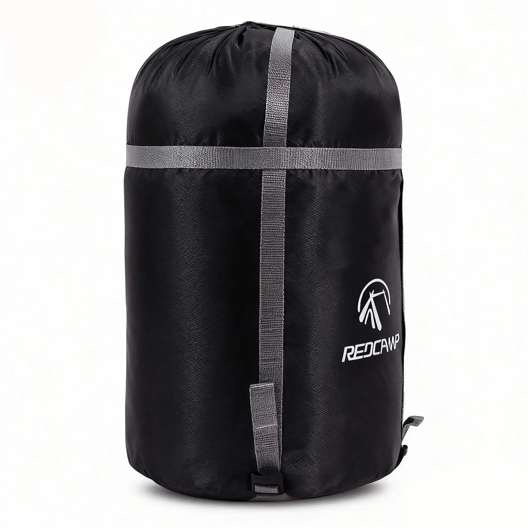 Sleeping Bag Stuff Sack, Black M, L, XL and XXL Compression Sack, Great for Backpacking and Camping