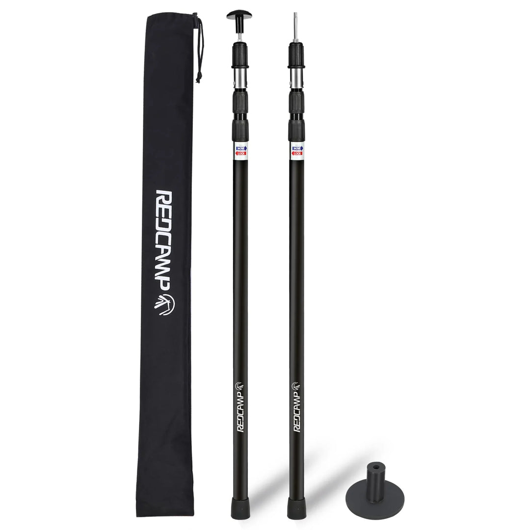 Adjustable Aluminum Telescoping Tarp Poles