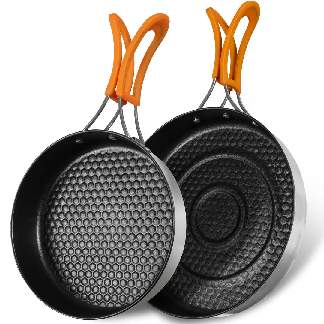 Stainless Steel Backpacking Skillet Kit