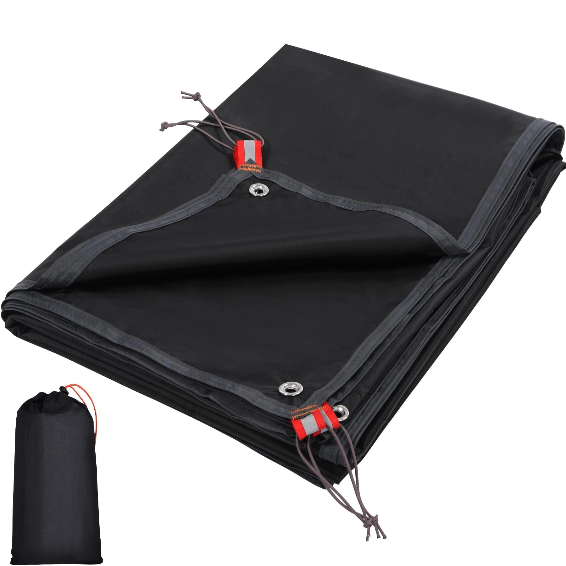 Ultralight Tent Footprint for 1-2 Person Tent, Multifunctional Waterproof Camping Tarp for Outdoor Hiking, Lightweight and Compact, 87"x55"