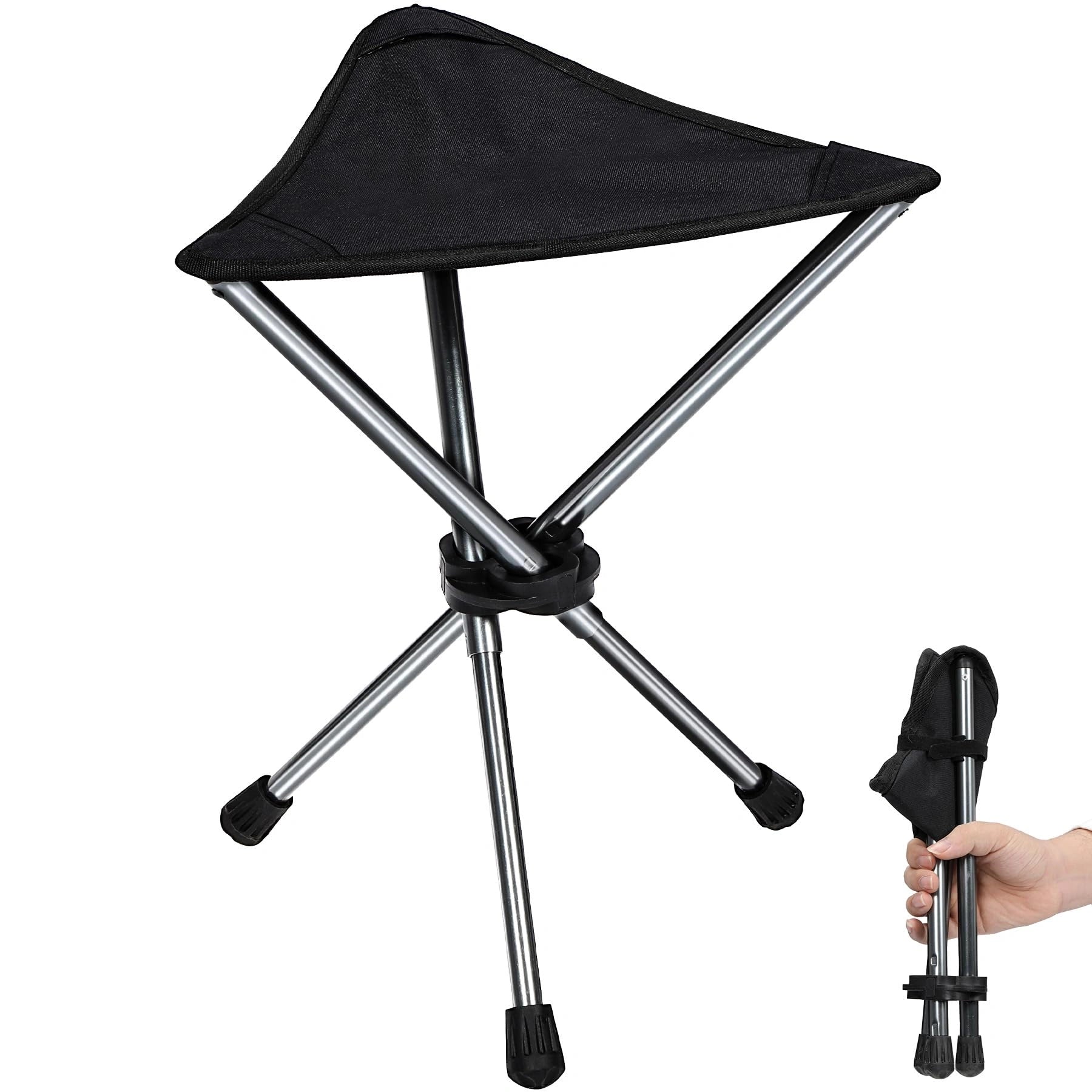 Tabouret de camping trépied léger à 3 pieds 
