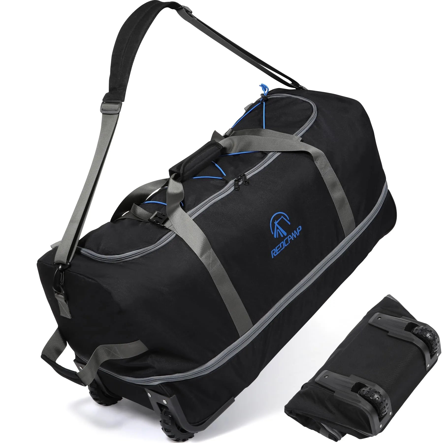Sac de voyage pliable à roulettes 85/120 L 