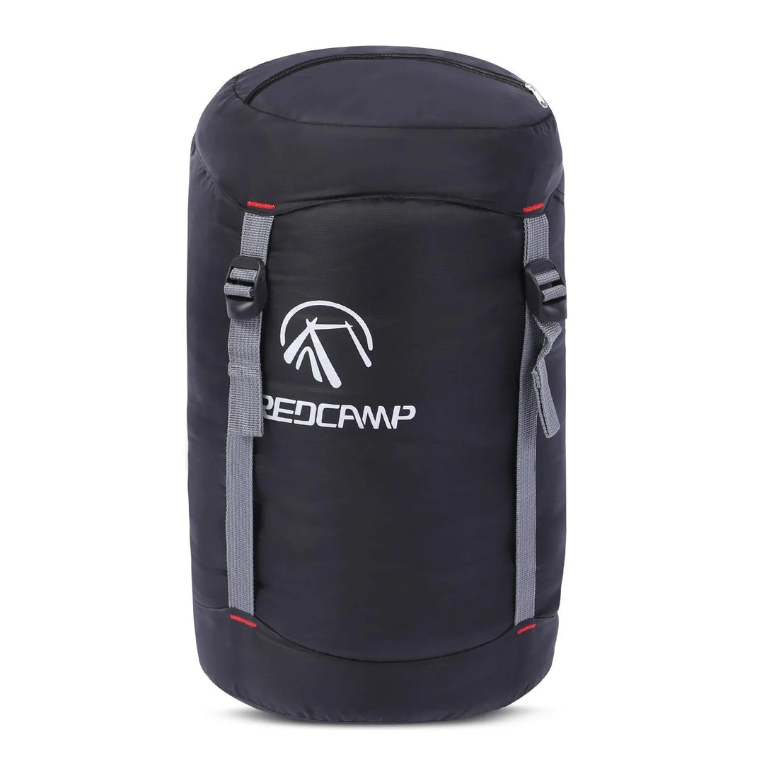 Nylon Compression Stuff Sack, 10L/17L/27L/40L Lightweight Sleeping Bag Compression Sack Great for Backpacking, Hiking and Camping,Black