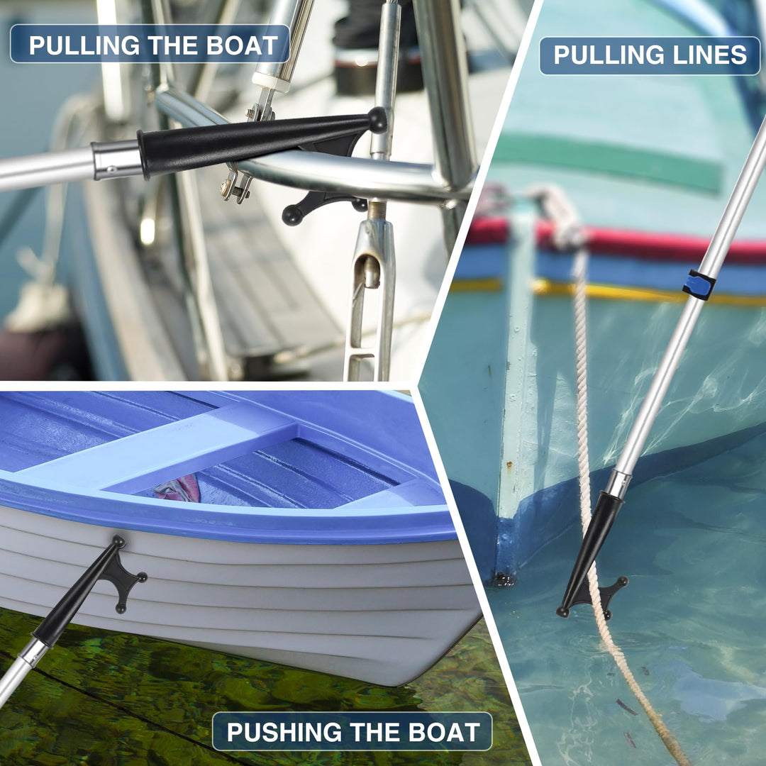 8ft Telescoping Boat Hook and Push Pole