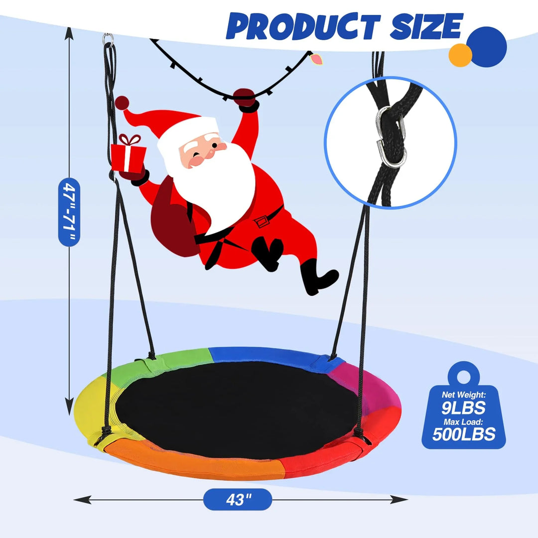 Heavy-Duty Flying Saucer Tree Swing