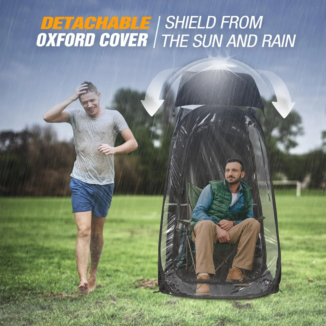 Clear View 1-Person Sports Tent Pop-Up Shelter
