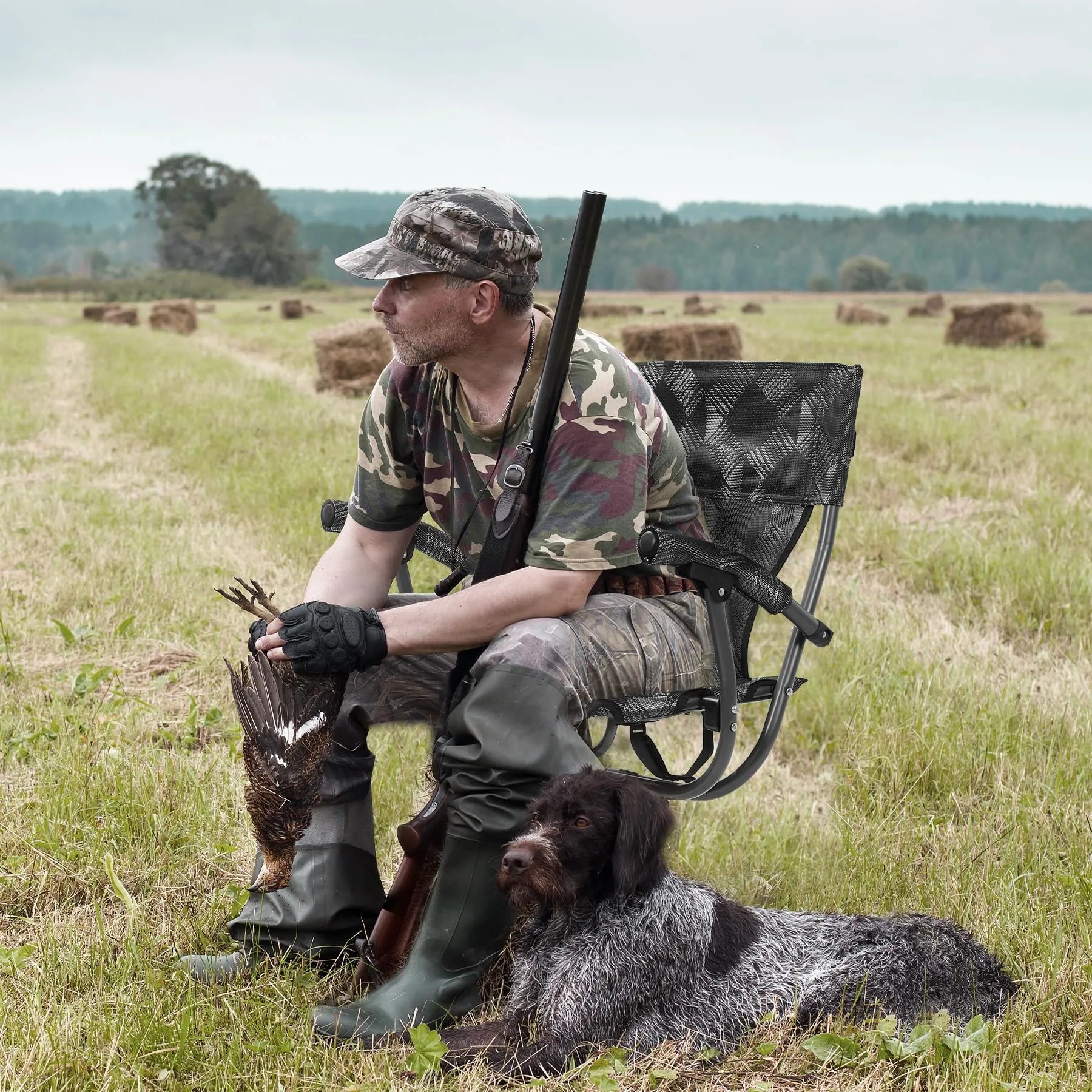 360° Swivel Hunting Chair for Blinds