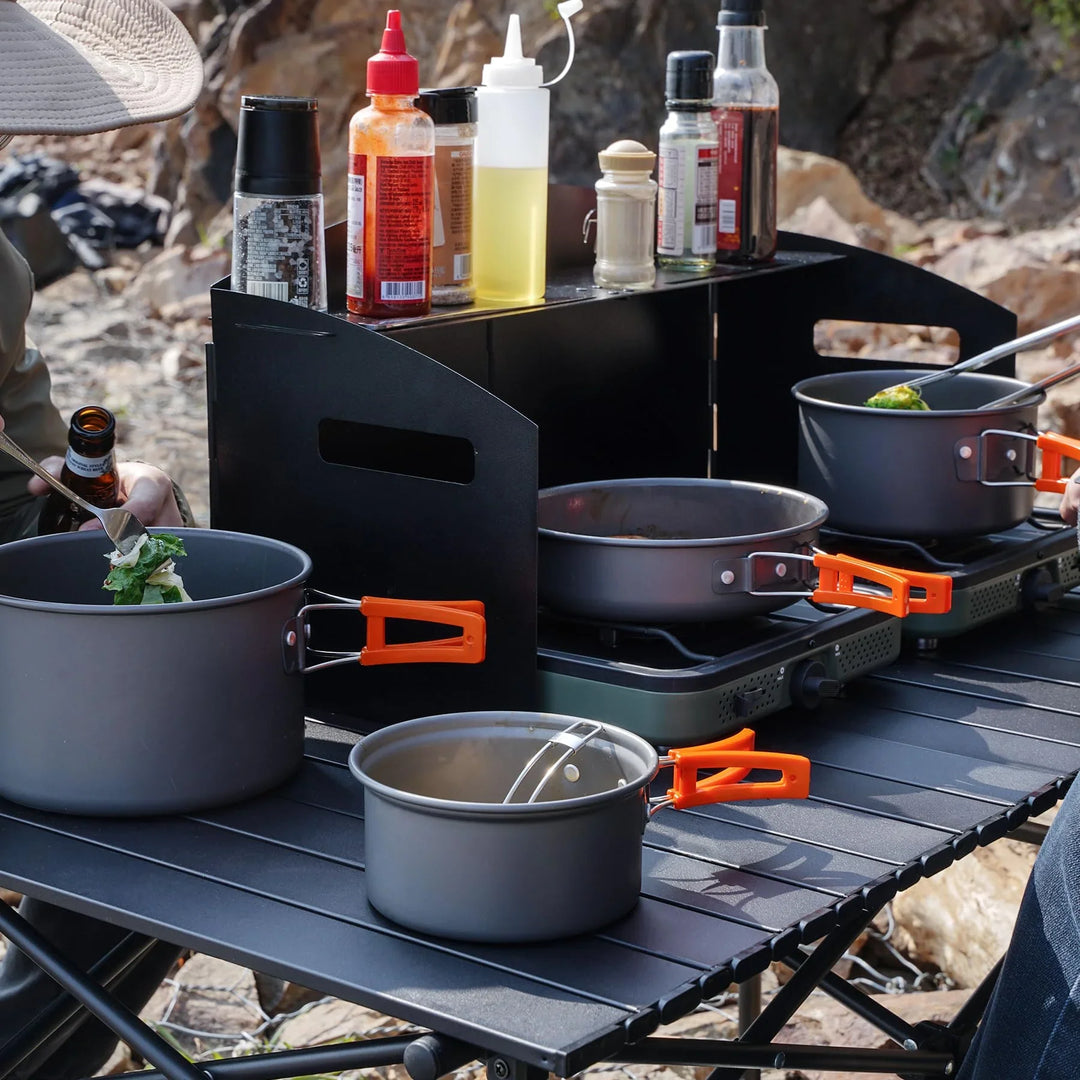 Table de camping enroulable et pliable 