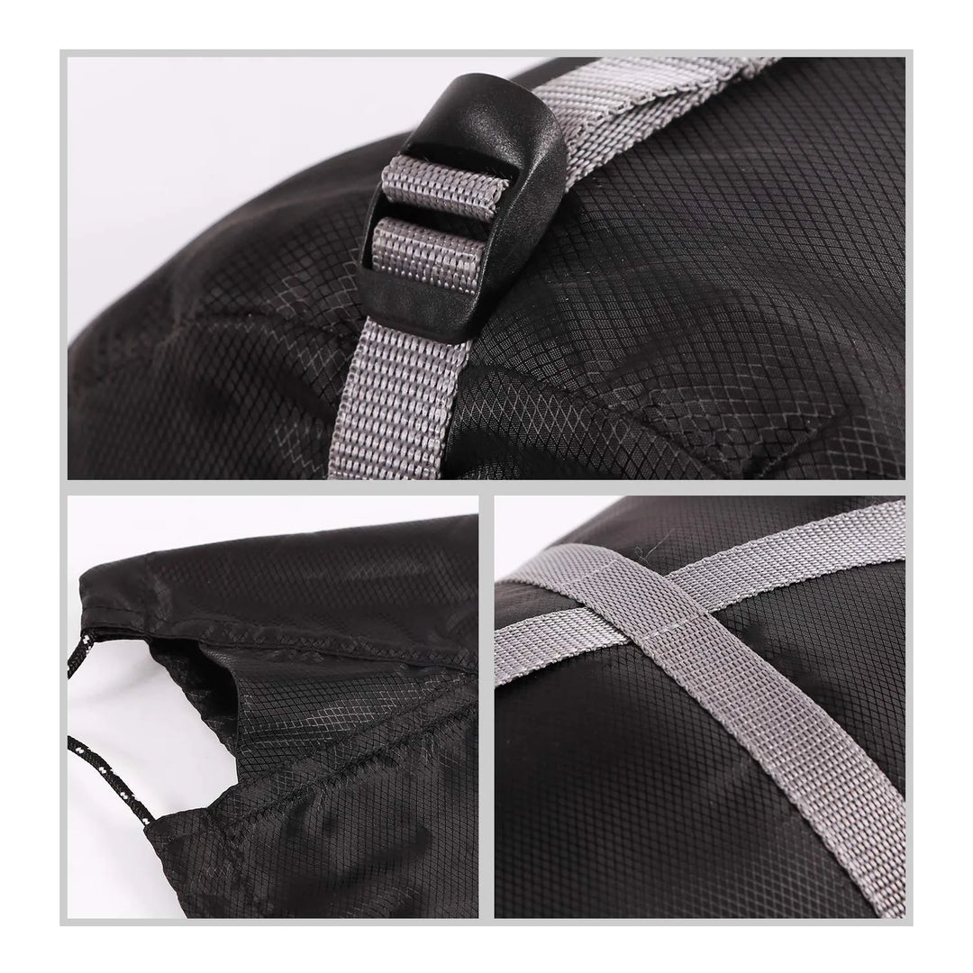Sleeping Bag Stuff Sack, Black M, L, XL and XXL Compression Sack, Great for Backpacking and Camping