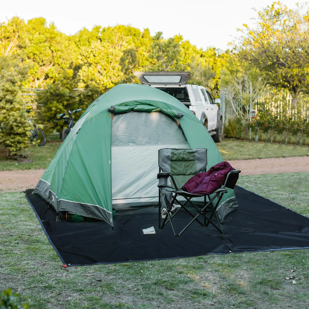 Ultralight Tent Footprint for 1-2 Person Tent, Multifunctional Waterproof Camping Tarp for Outdoor Hiking, Lightweight and Compact, 87"x55"