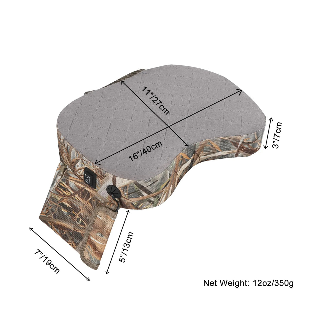 Waterproof Heated Seat Cushion with 3 Heat Levels