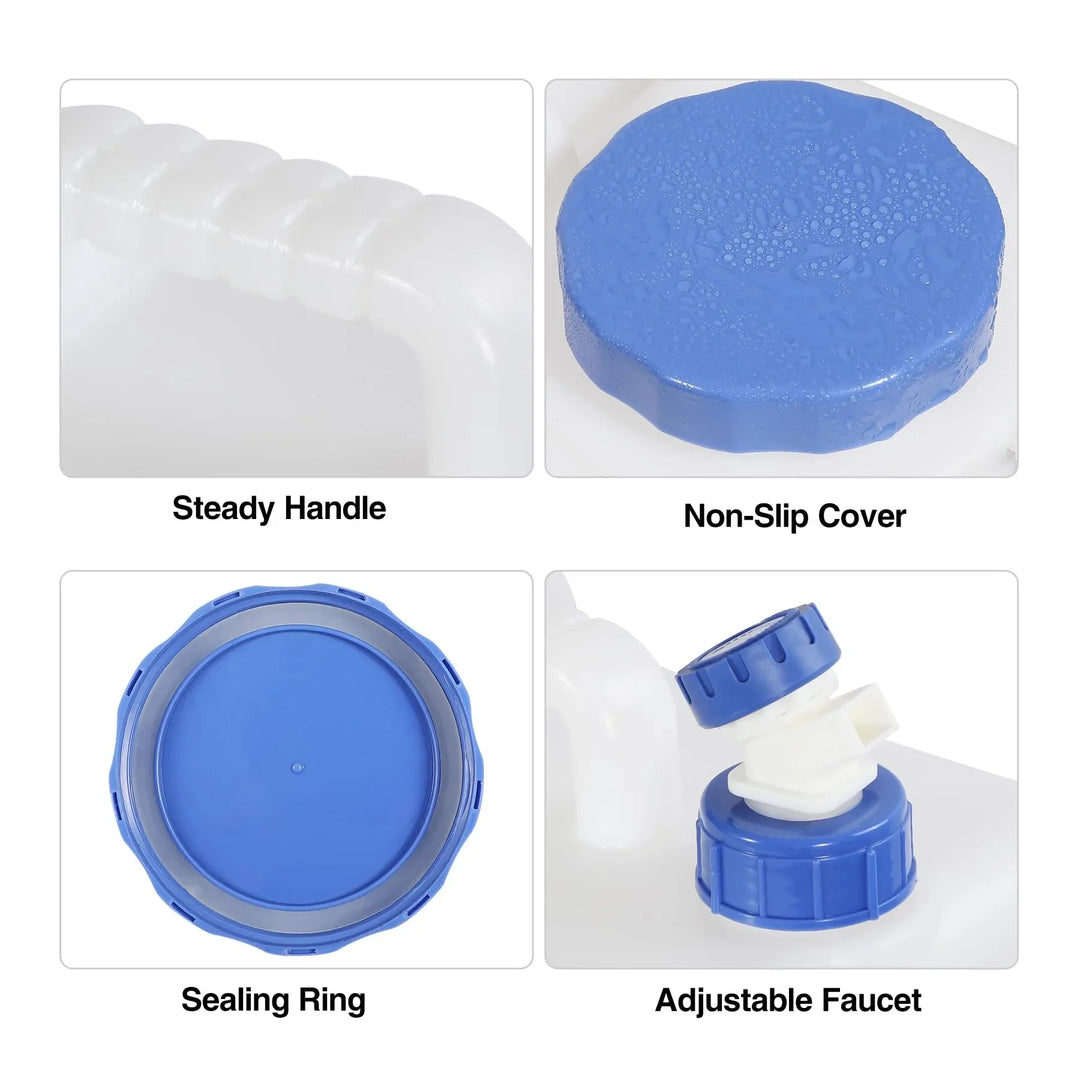 Portable Camping Water Container with Spigot and Wheels - Redcamp