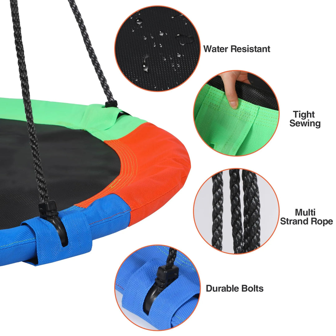 Large Round Tree Swing for Kids and Adults