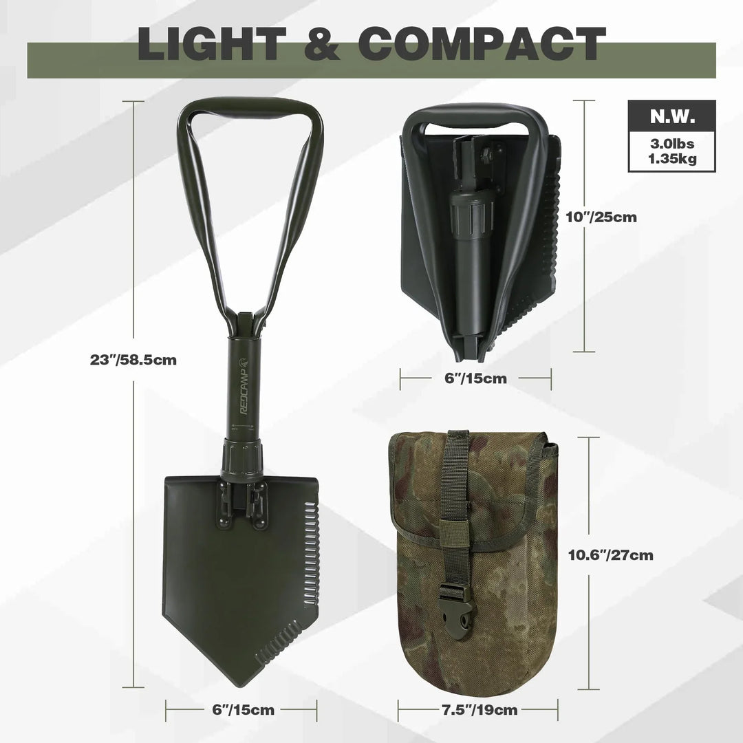 Military Folding Camping Shovel