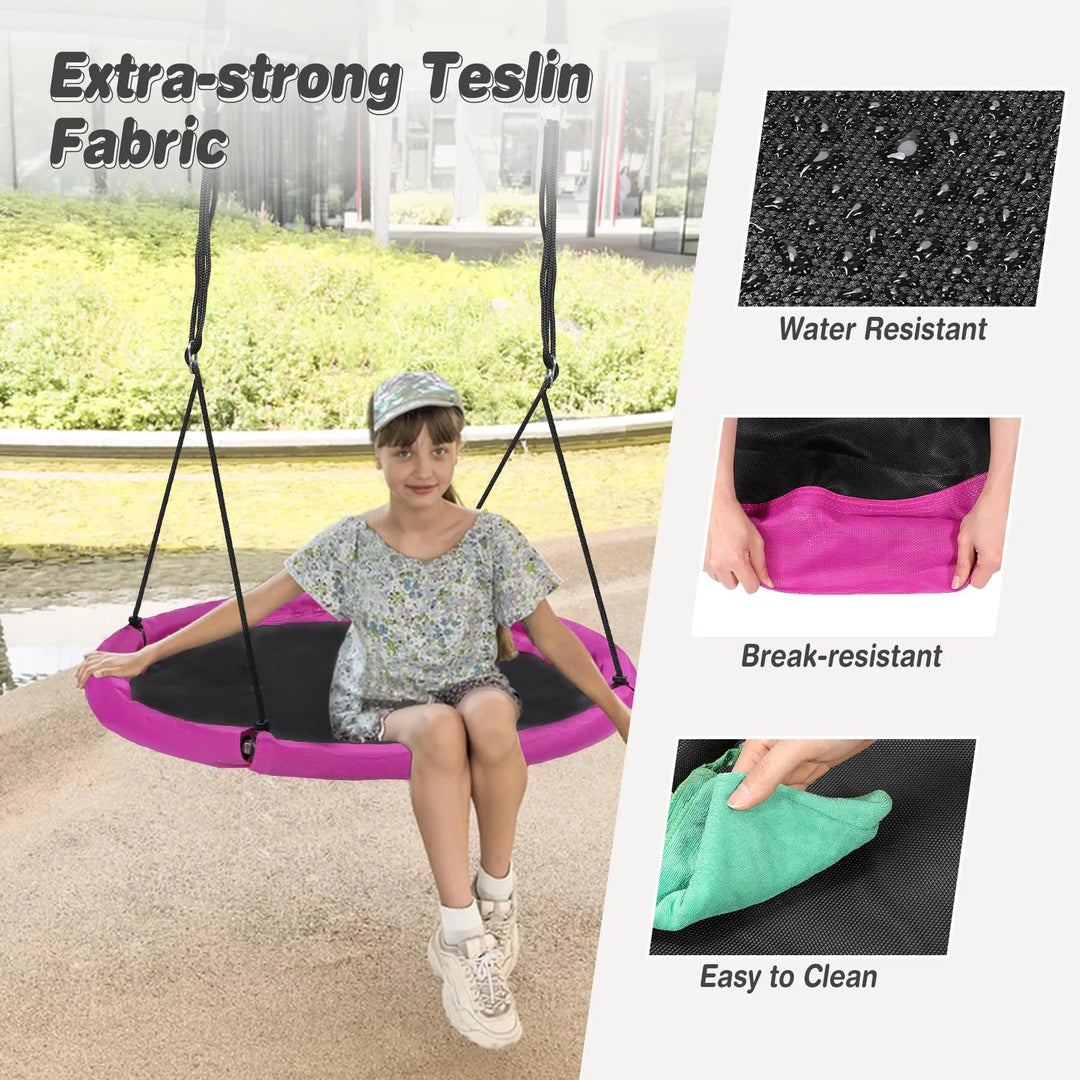 40"/43'' Large Round Flying Saucer Tree Swing