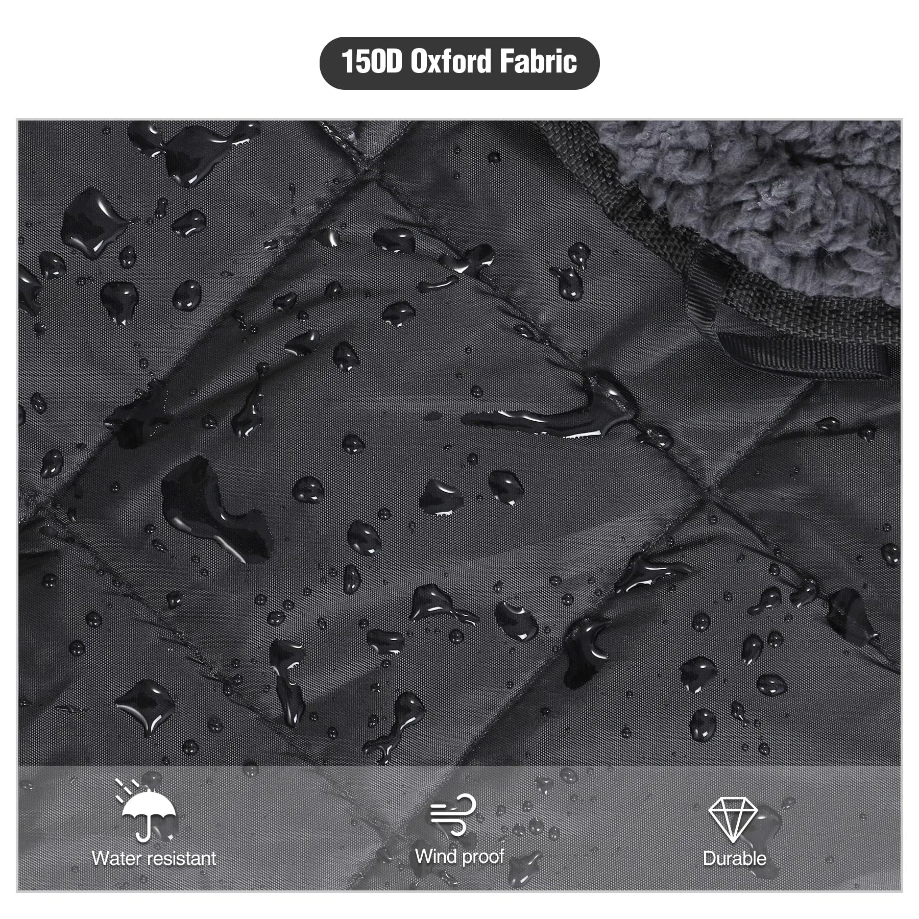 Waterproof Sherpa Stadium Blanket for Outdoor Events