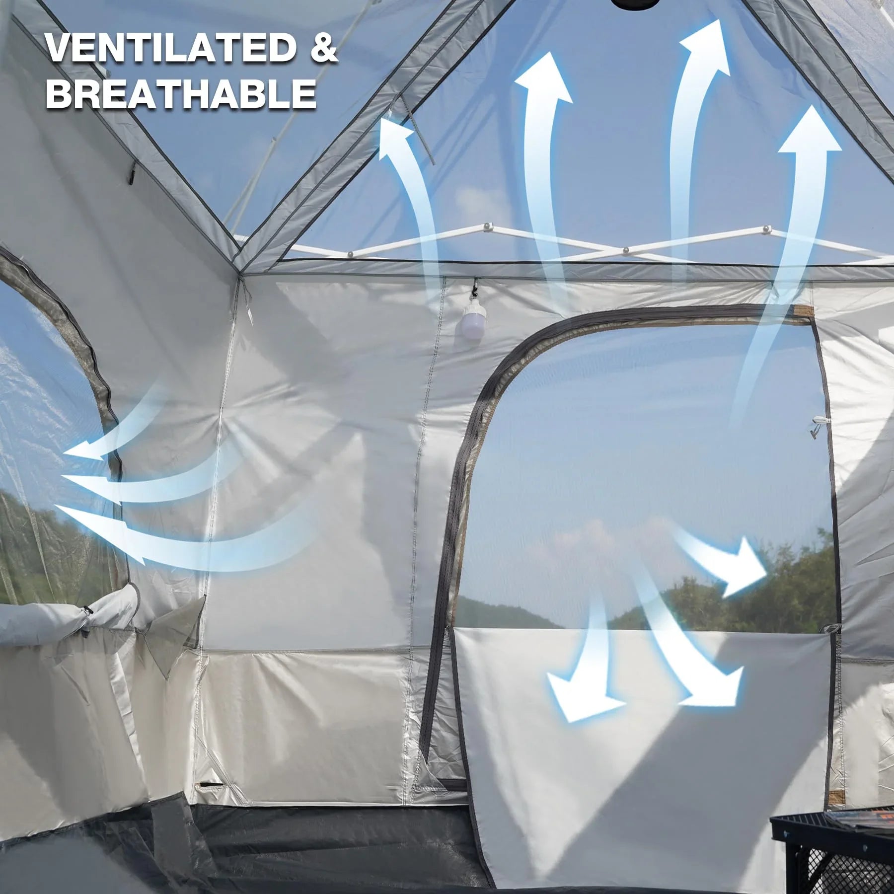 Camping Cube Inner Tent for 10'x10' Pop Up Canopy (Canopy not Included)