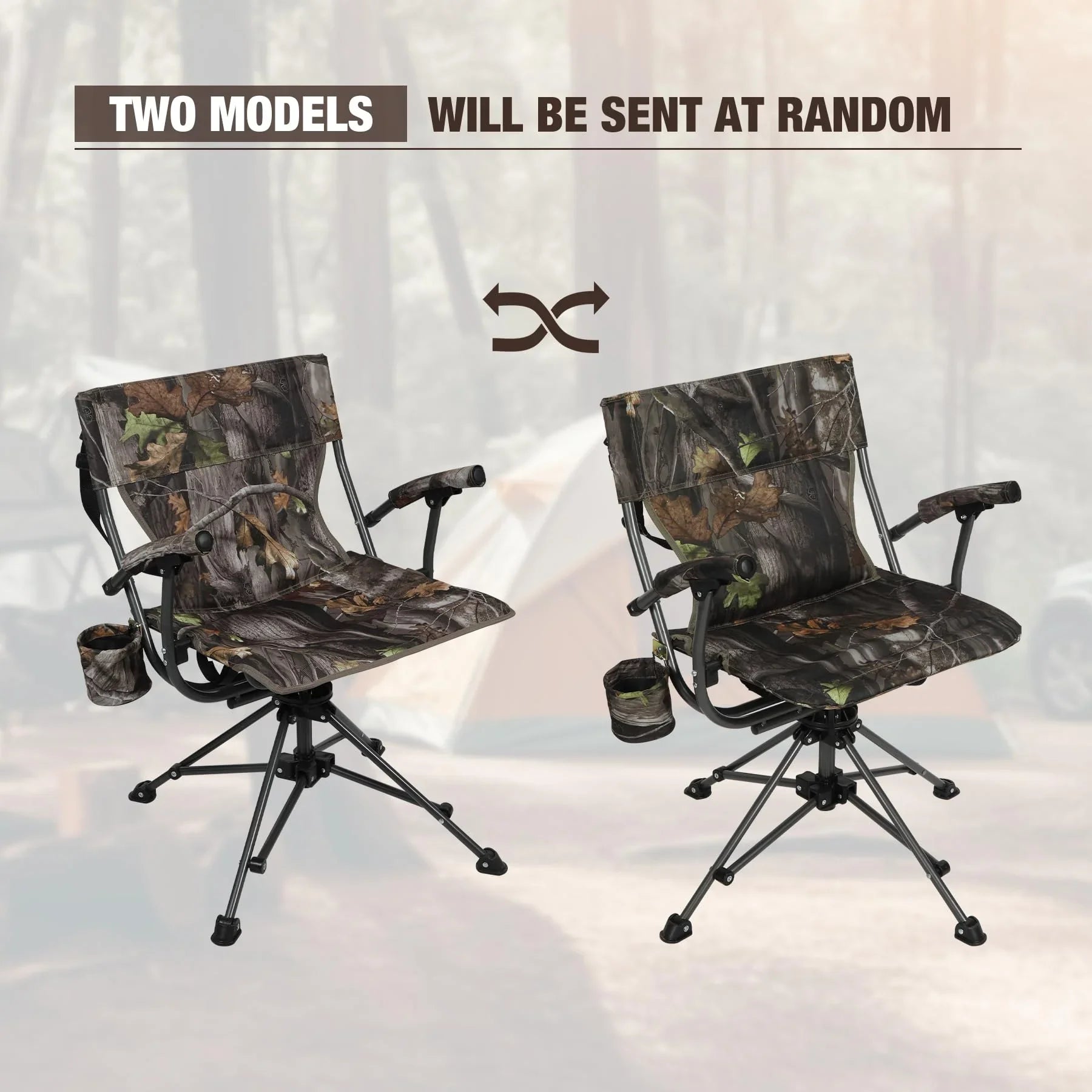 360° Swivel Hunting Chair for Blinds