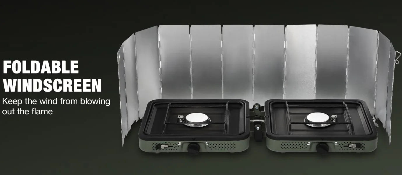 Aluminum Folding Stove Windscreen for Camping