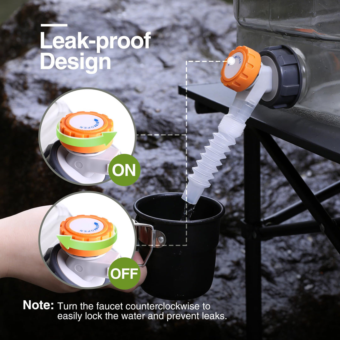 BPA-Free Portable Water Container with Spigot