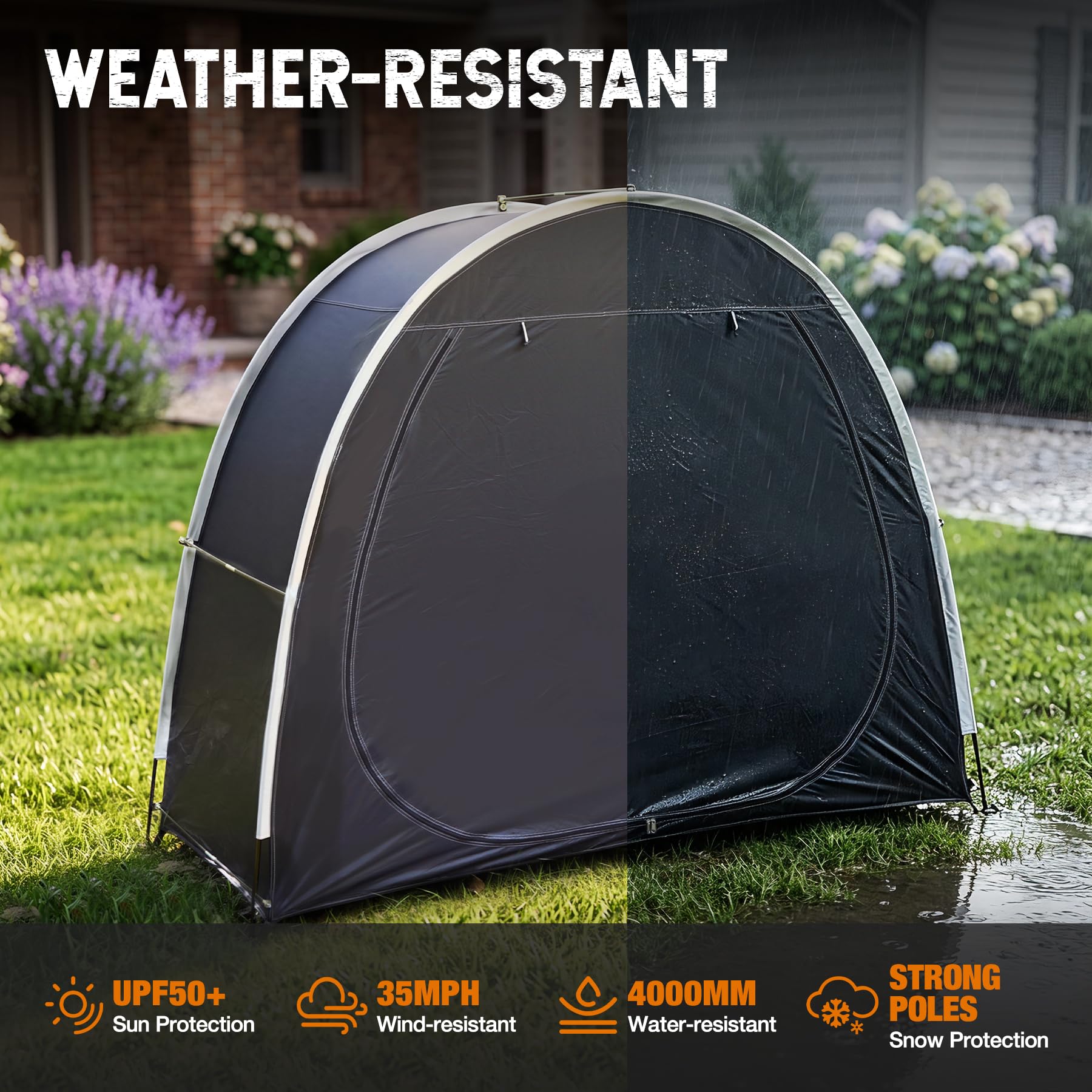 REDCAMP Outdoor Bike Storage Tent – 2 Sizes
