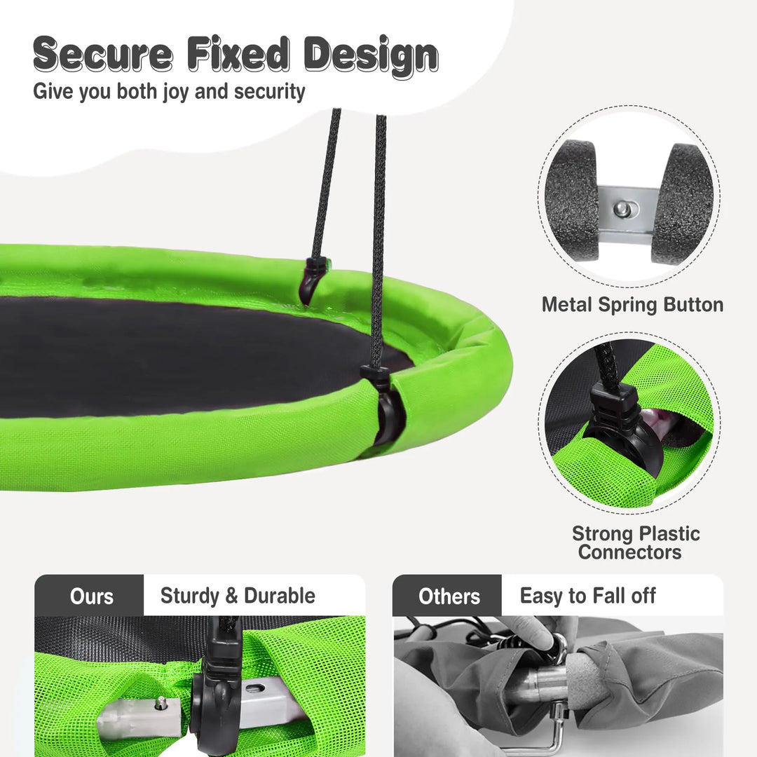 40"/43'' Large Round Flying Saucer Tree Swing