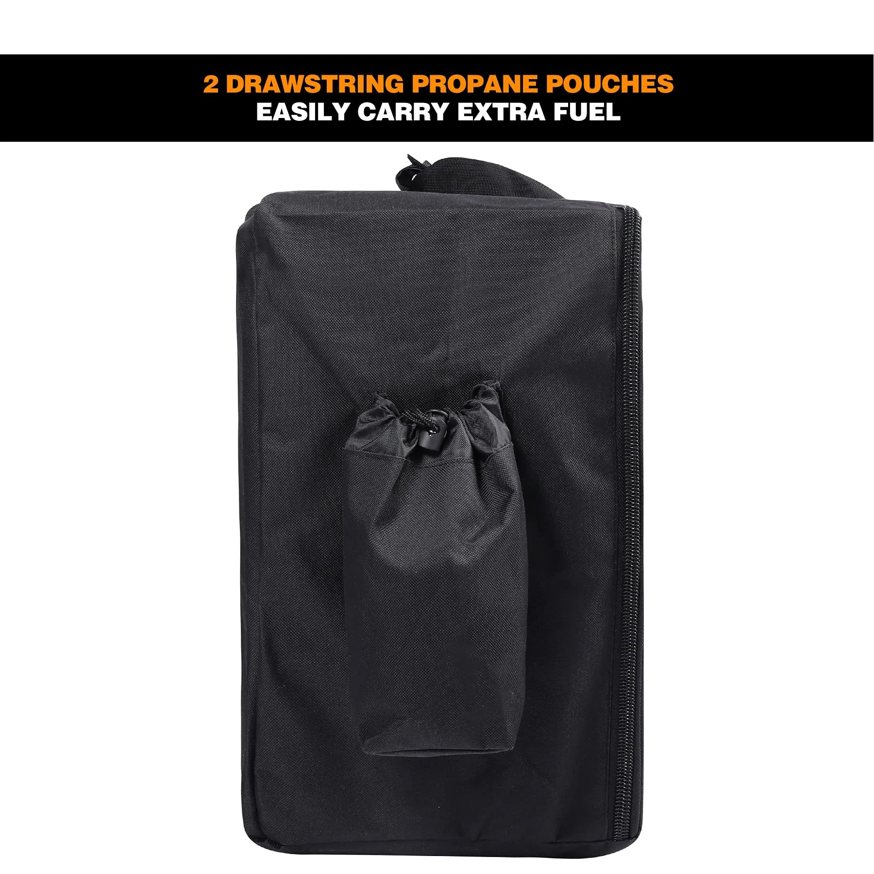 Camp Stove Carry Bag for 3 Burner Stove, Large Case for Three Burner Gas Grill Accessories, 40.5" L x 10" W x 17" H