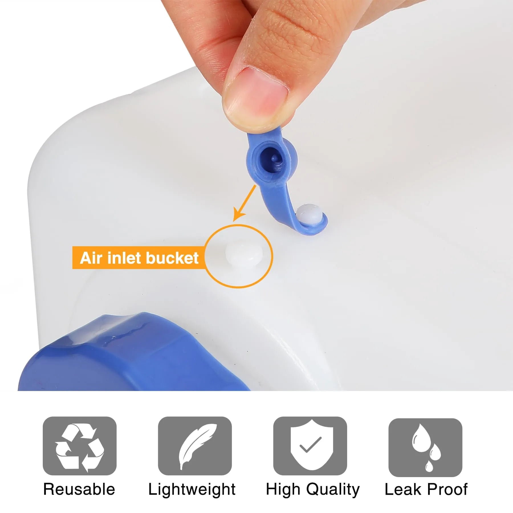 Portable Camping Water Container with Spigot and Wheels - Redcamp