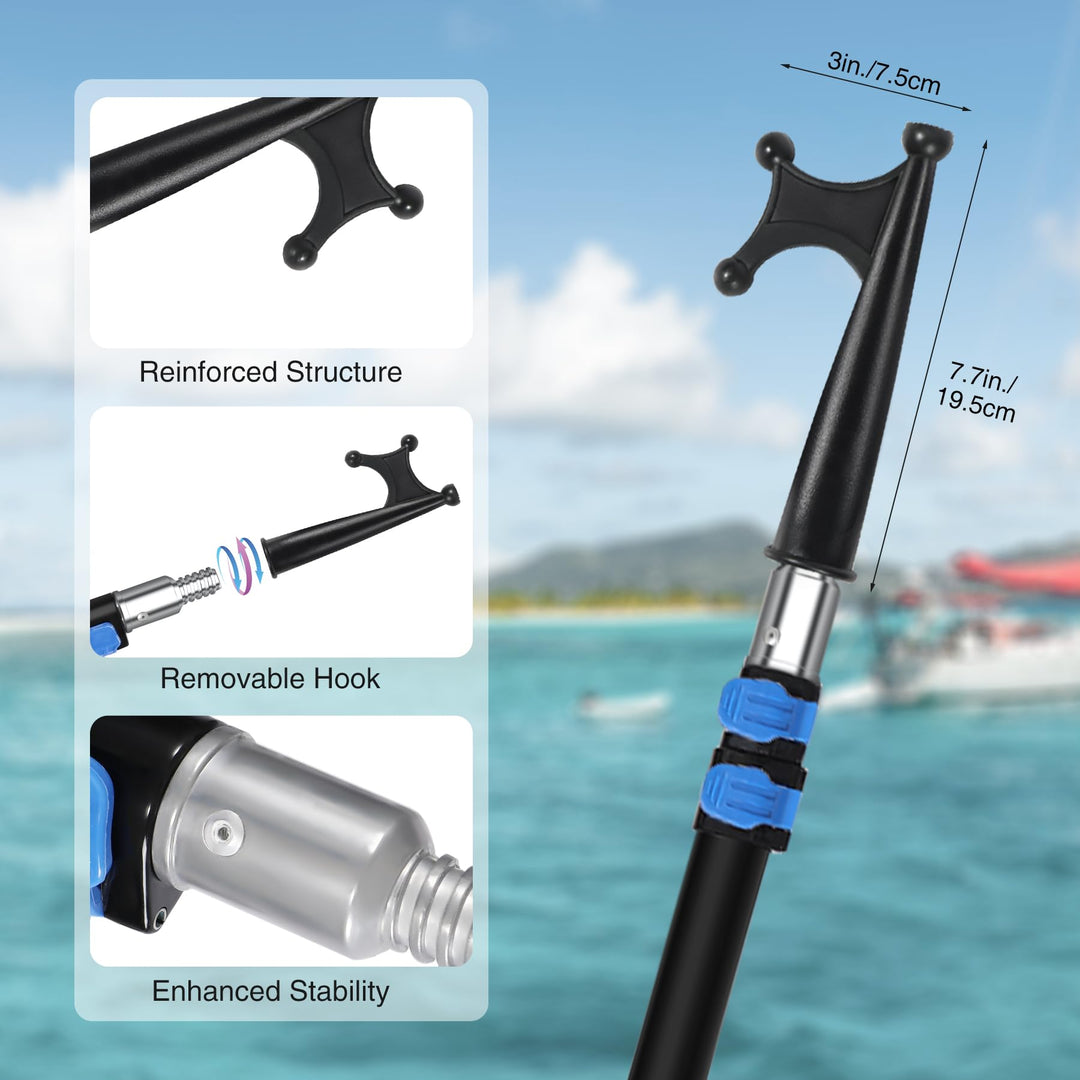 8ft Telescoping Boat Hook and Push Pole
