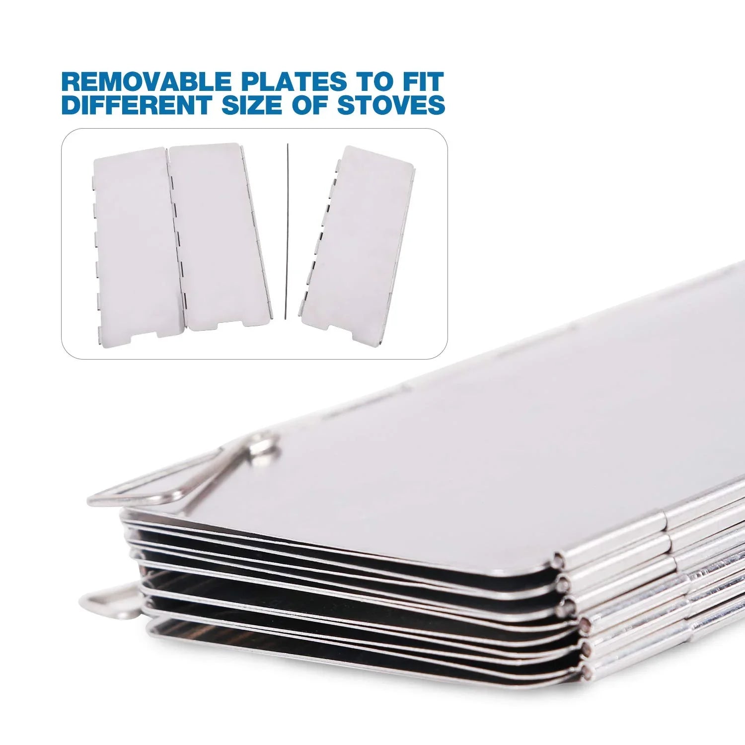 Aluminum Folding Stove Windscreen for Camping