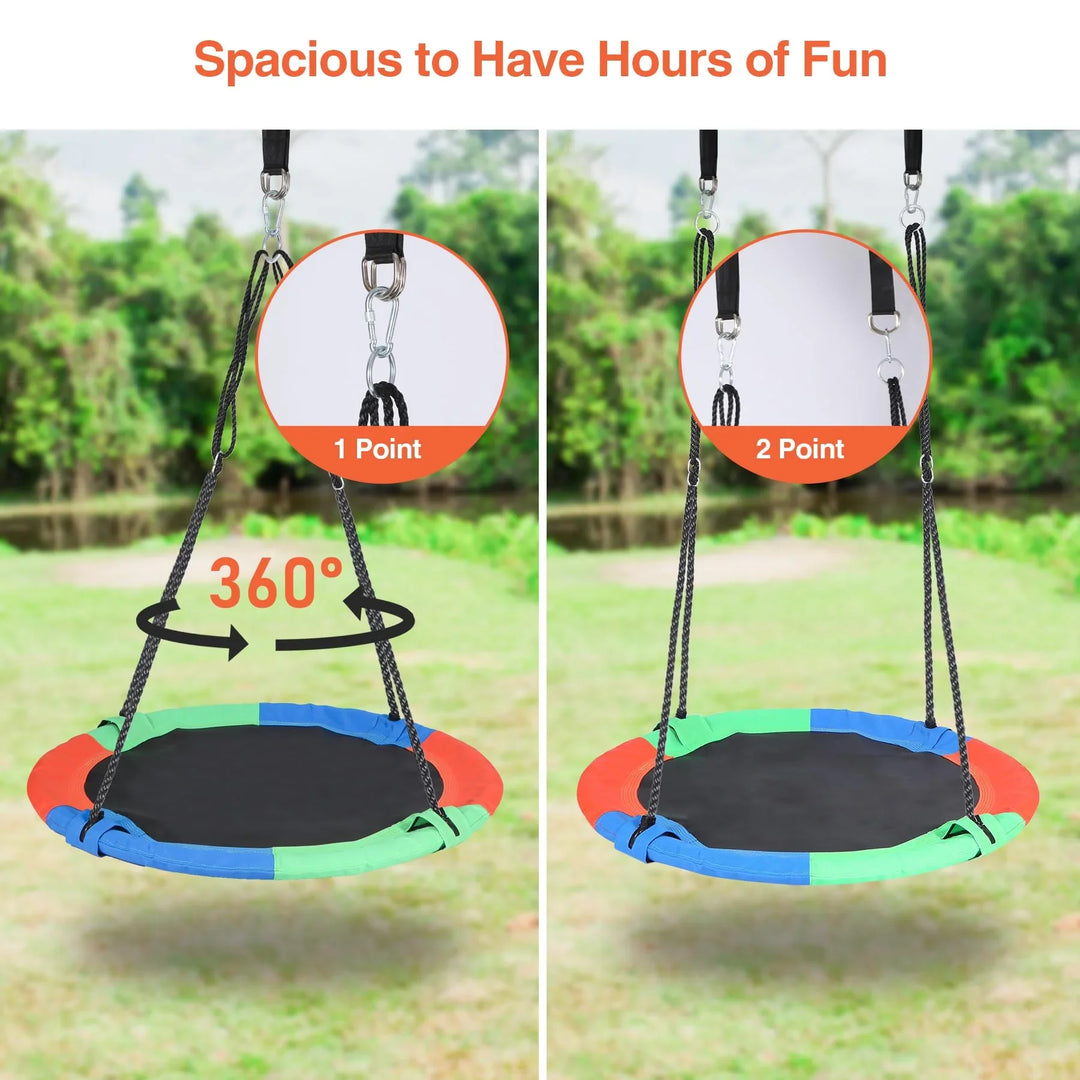 Large Round Tree Swing for Kids and Adults