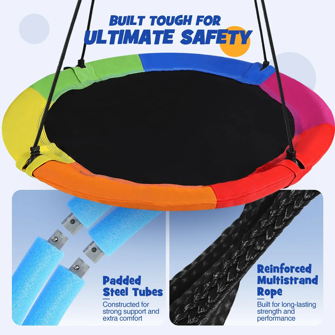 Heavy-Duty Flying Saucer Tree Swing