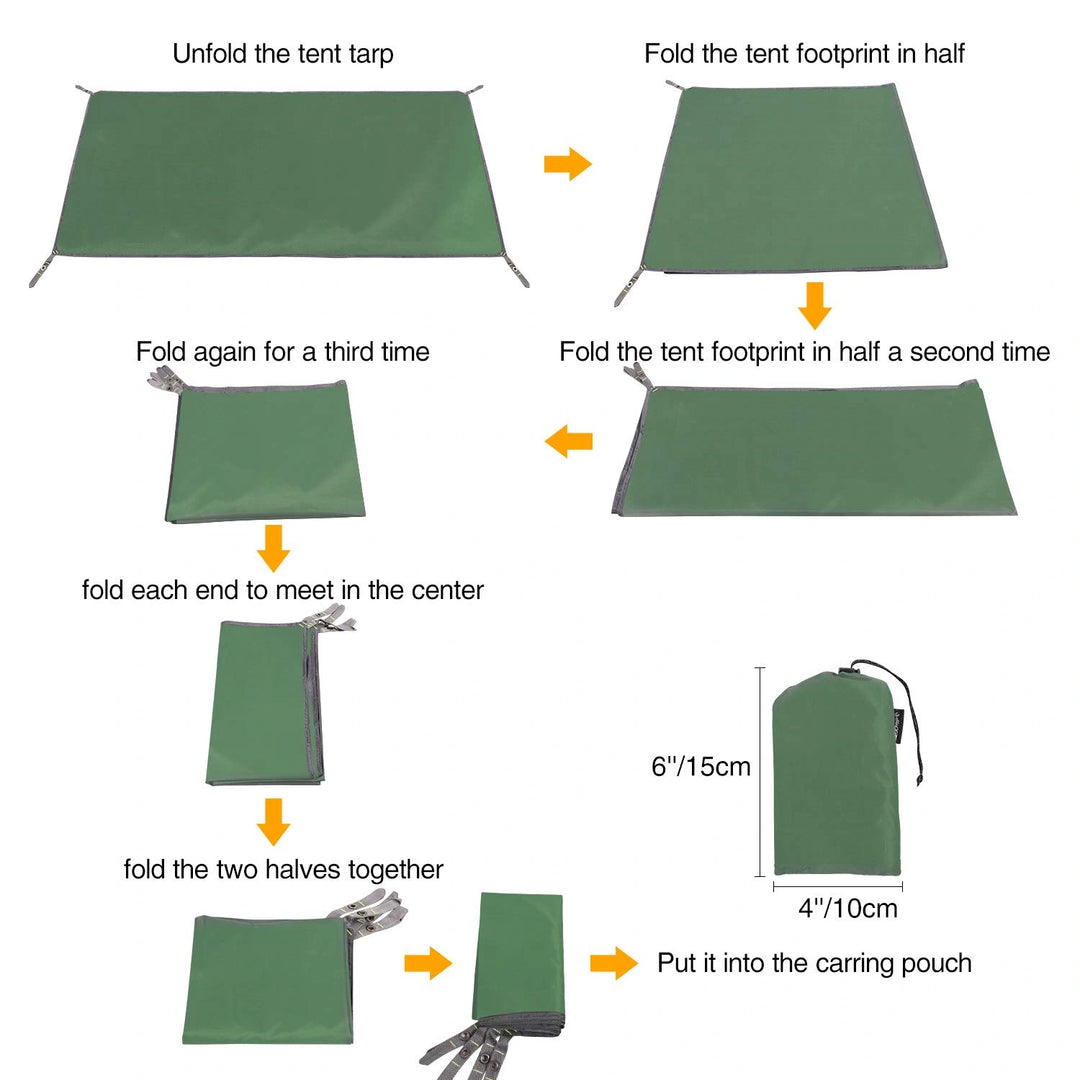 Bâche de tente de camping imperméable et multifonctionnelle