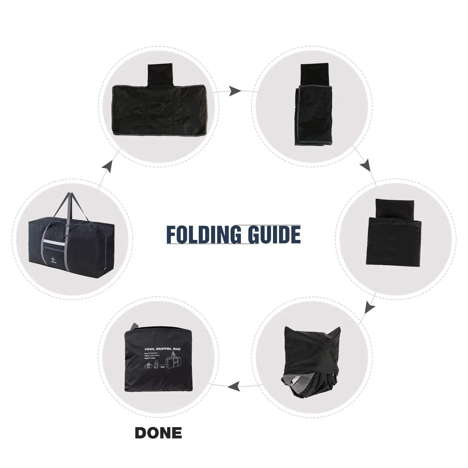 Large Foldable Travel Bag