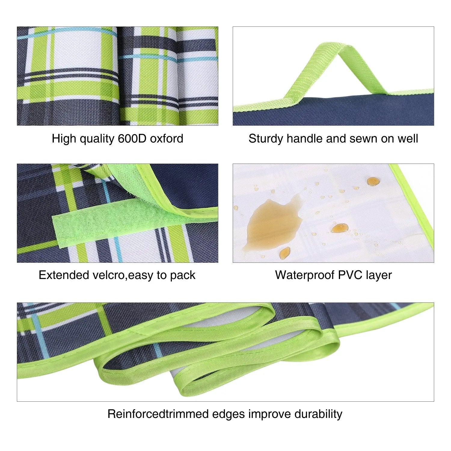 Extra Large Picnic Blanket Waterproof Sandproof - Redcamp