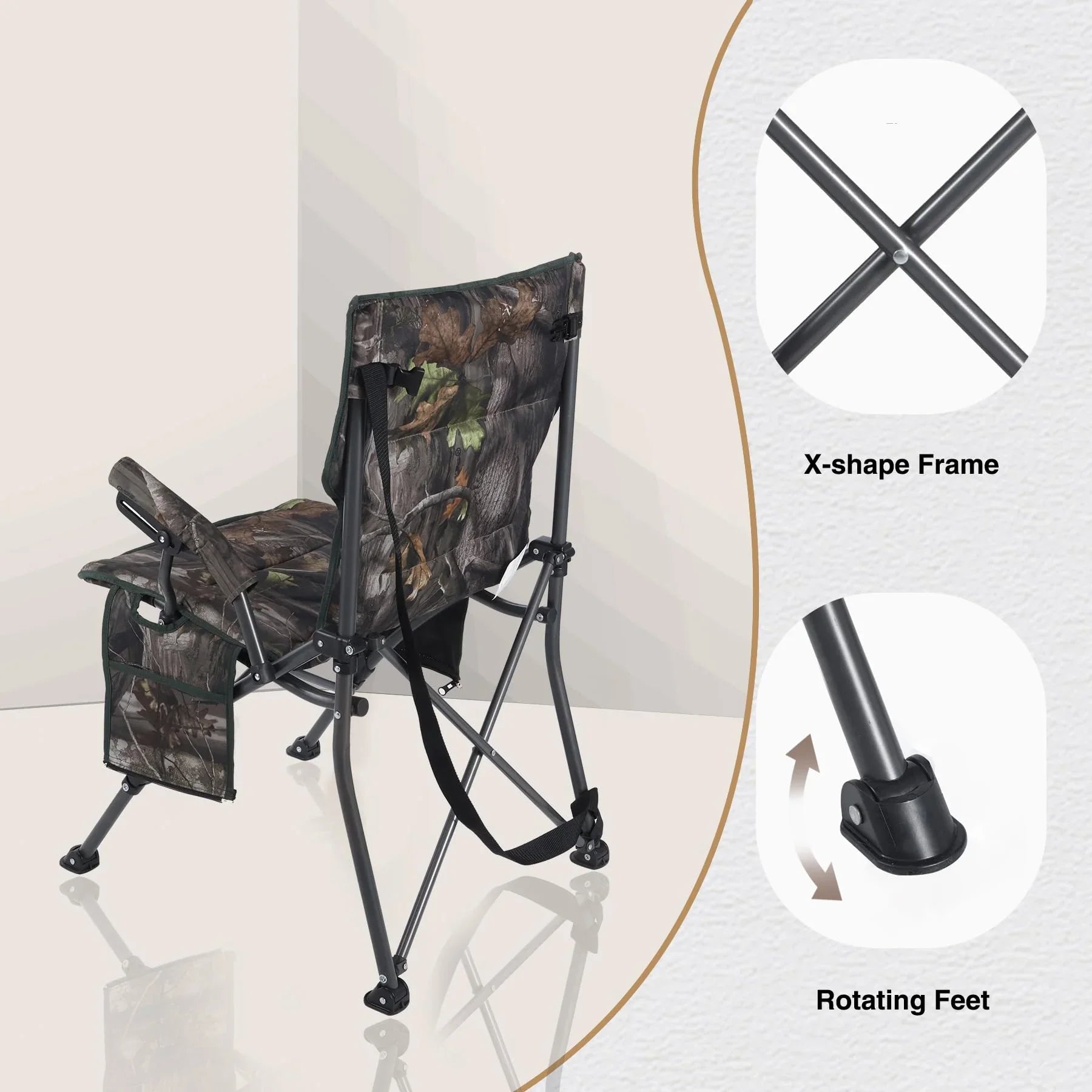 Oversized Hunting Chairs for Blinds with Thickened Cotton