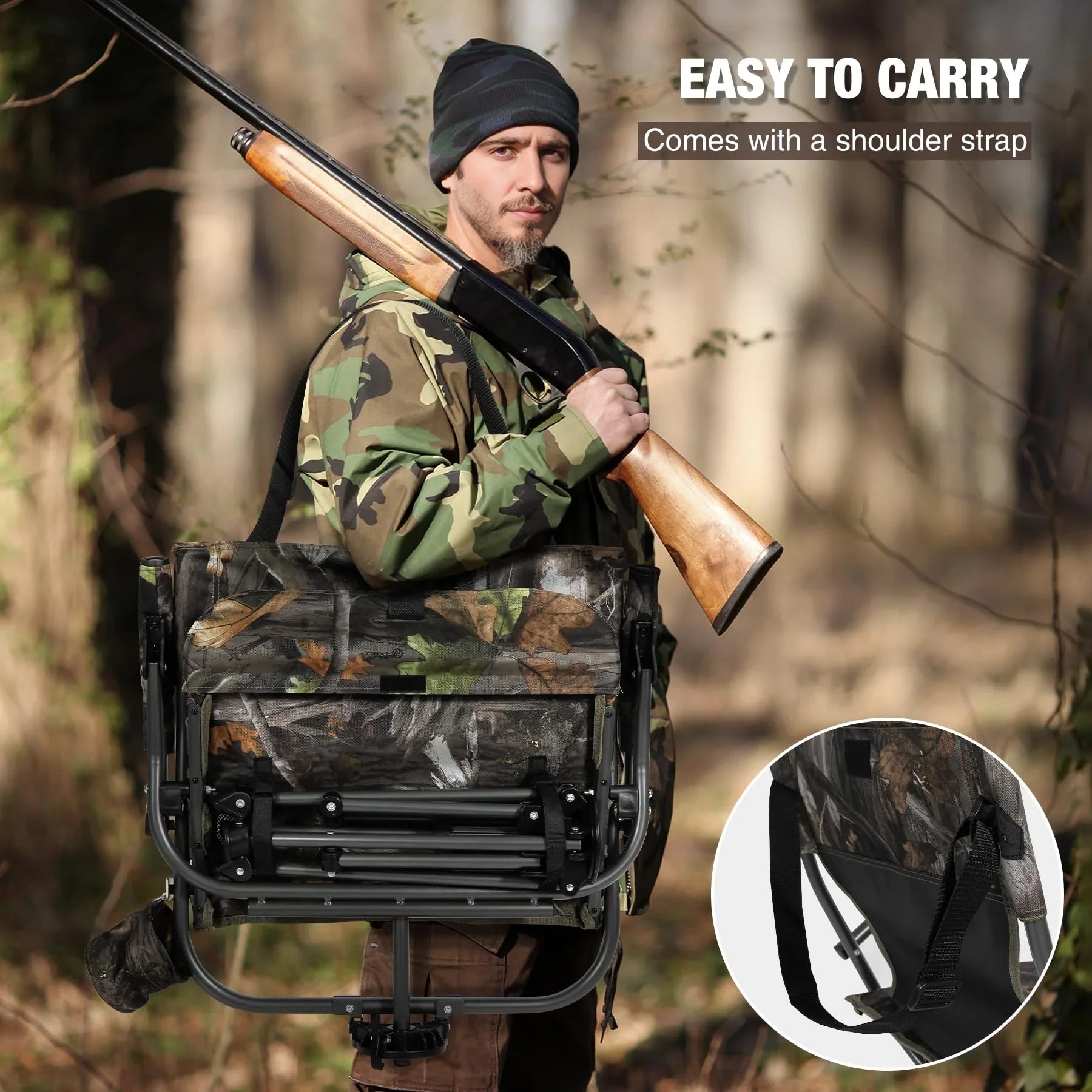 360° Swivel Hunting Chair for Blinds