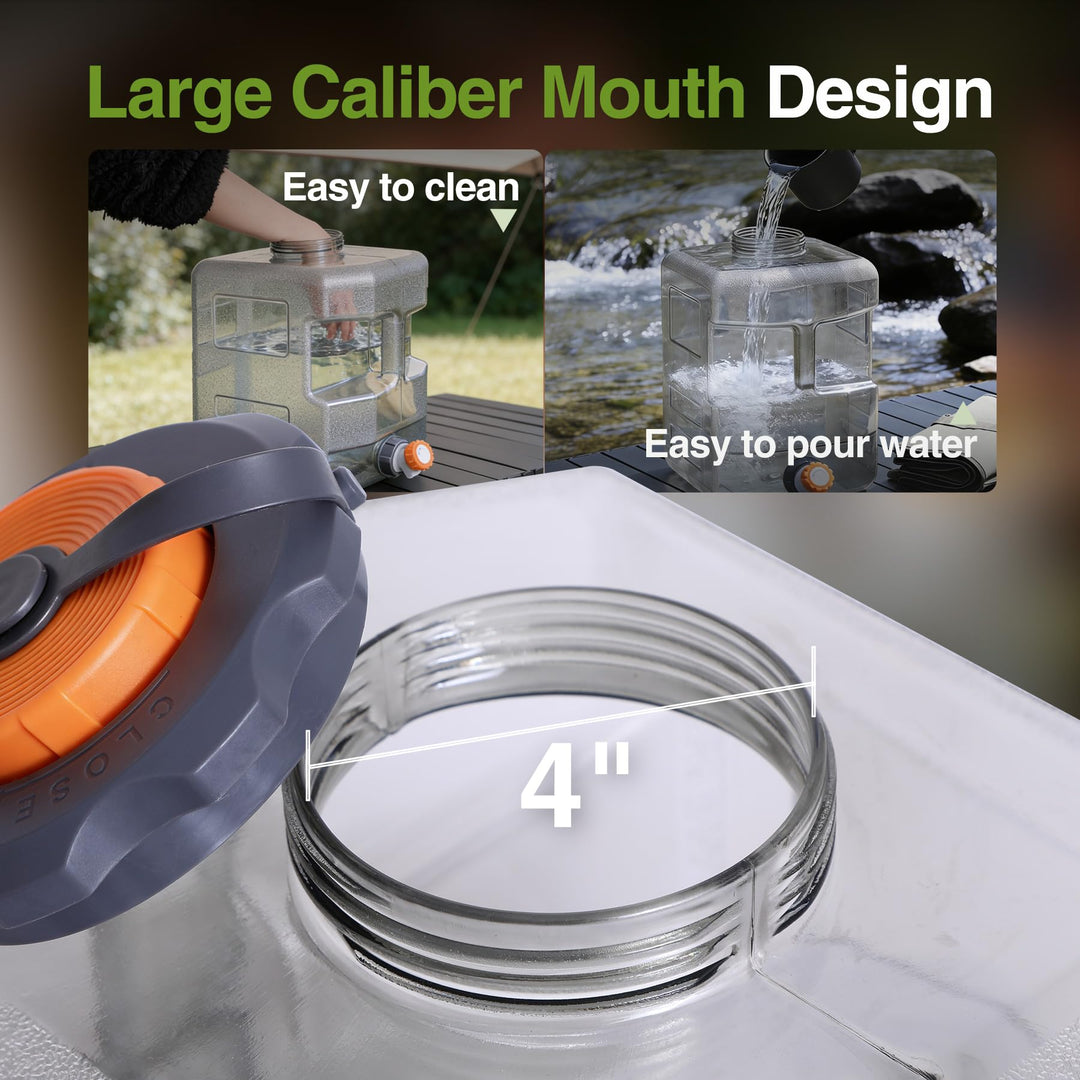 BPA-Free Portable Water Container with Spigot