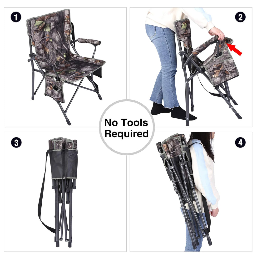 Oversized Hunting Chairs for Blinds with Thickened Cotton
