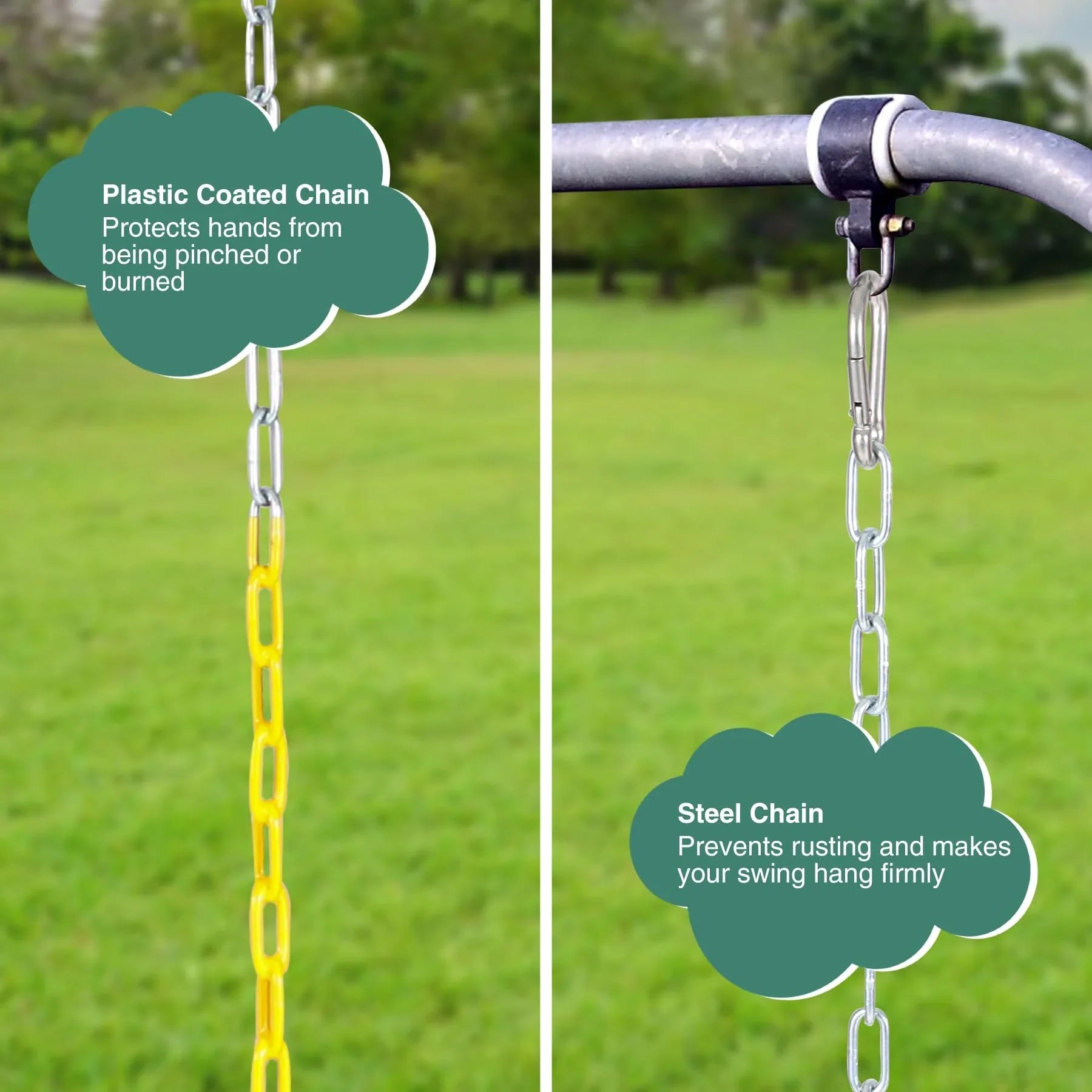 Heavy Duty EVA Belt Swing Seat (3-Pack)