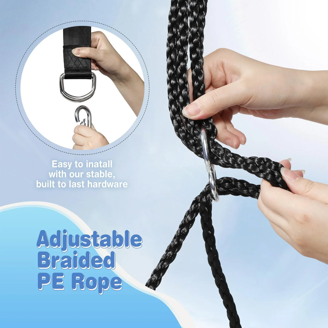 40-Inch Circular Spider Web Swing