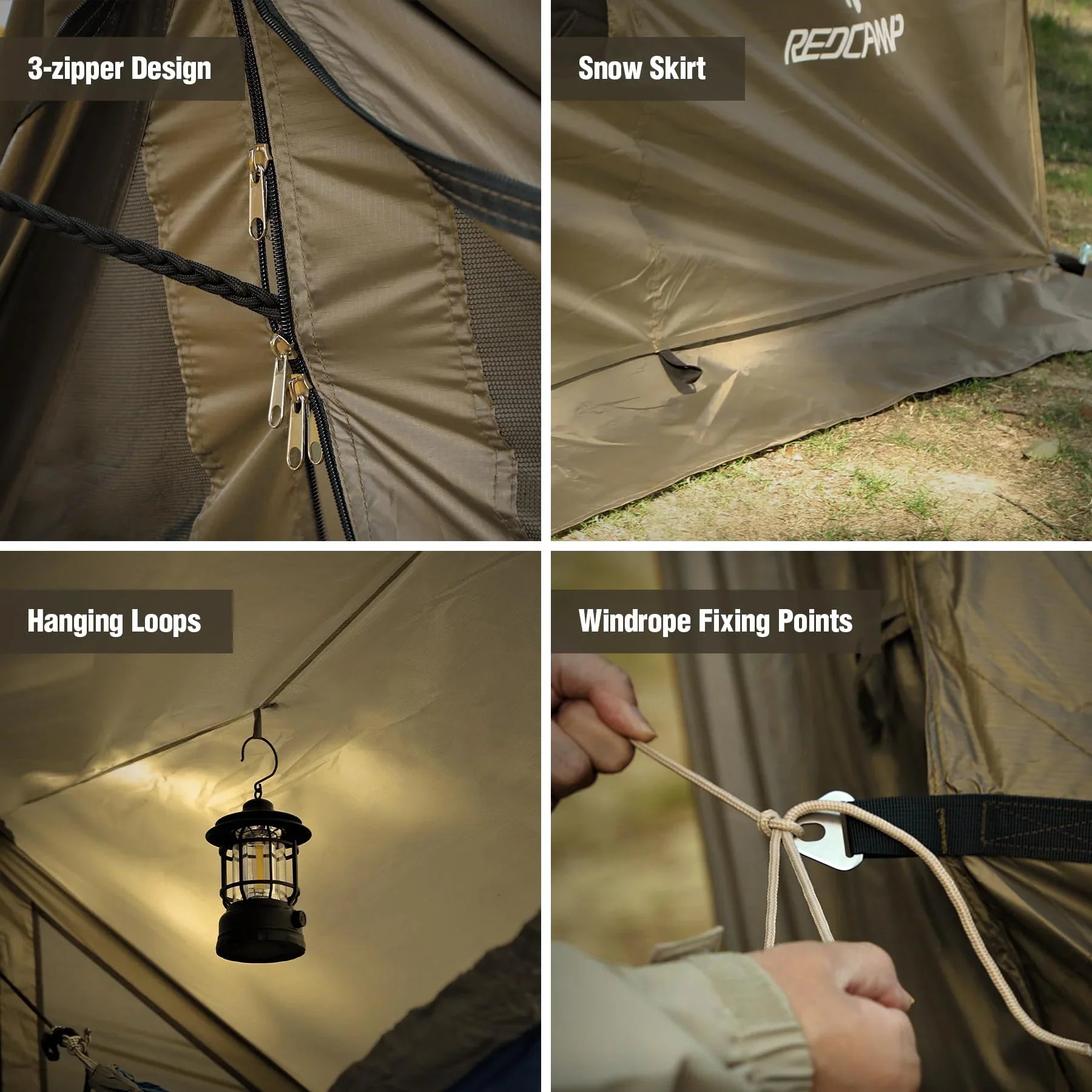 Large Hammock Hot Tent with Stove Jack