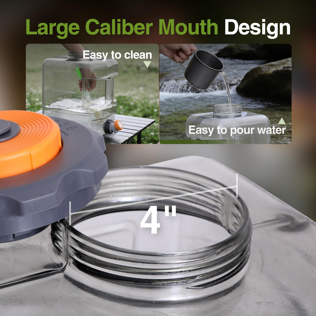 BPA-Free Portable Water Container with Spigot