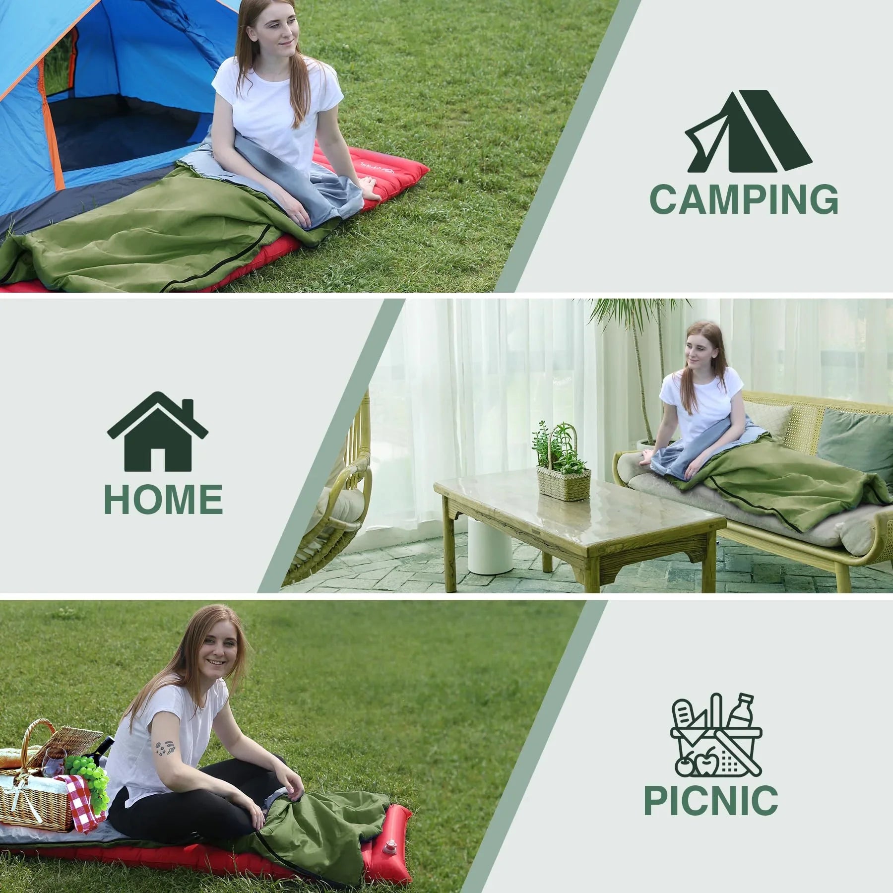 Ultralight Warm Weather Camping Sleeping Bag
