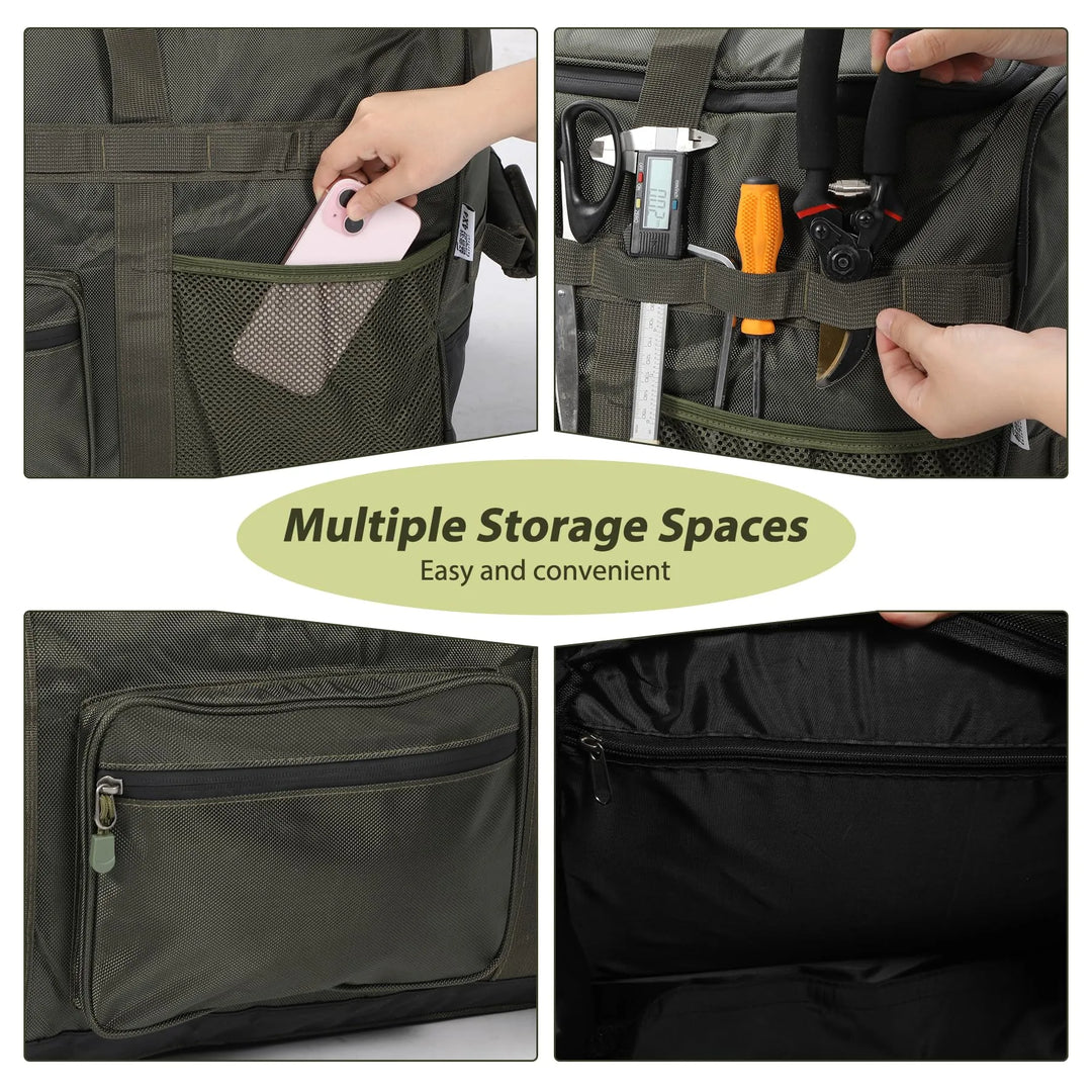 100 L Foldable Duffle Bag with Wheels, Large Travel Duffel Bag