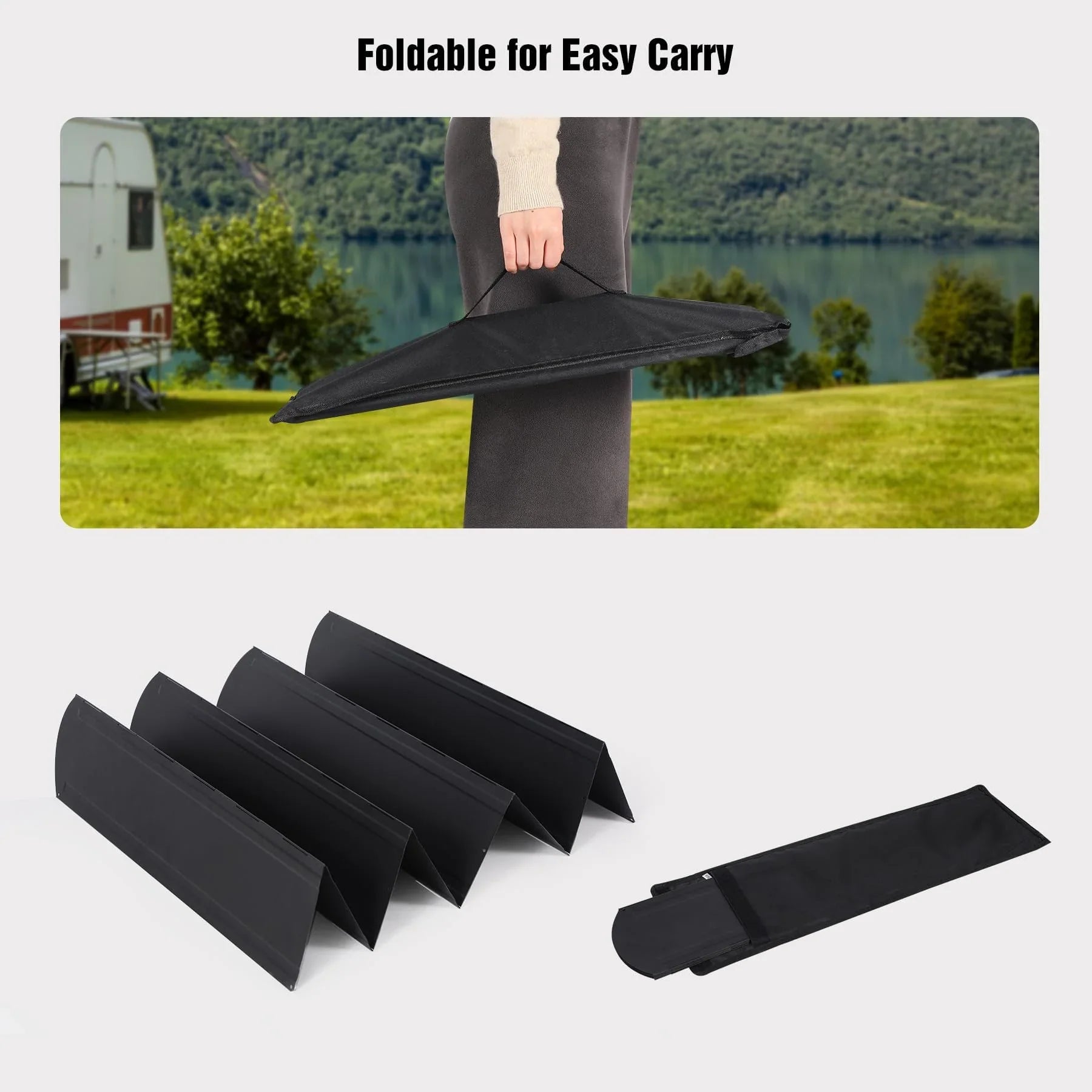 Extra Tall 8-Plate Stove Windscreen