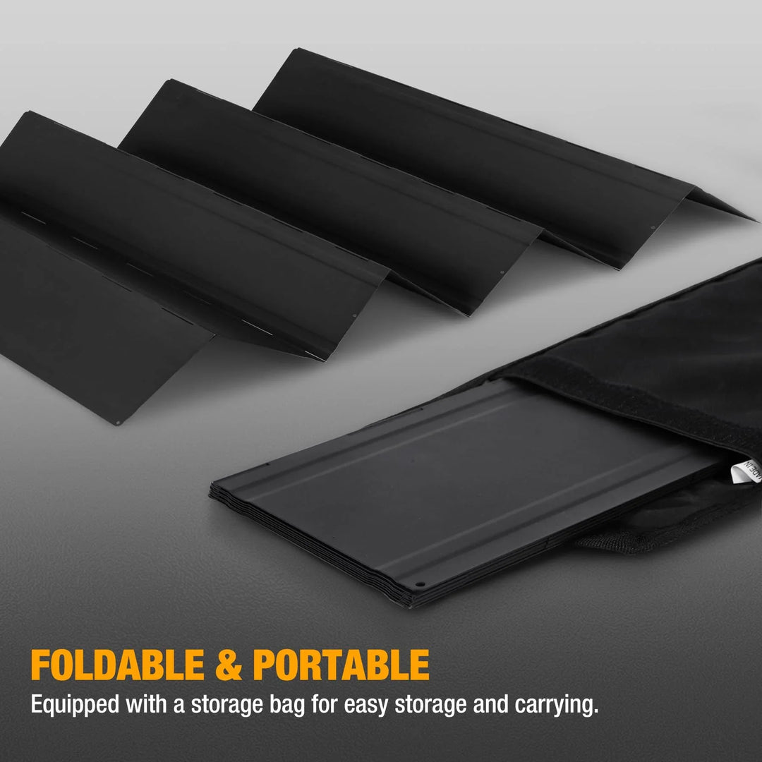Extra Tall 8-Plate Stove Windscreen