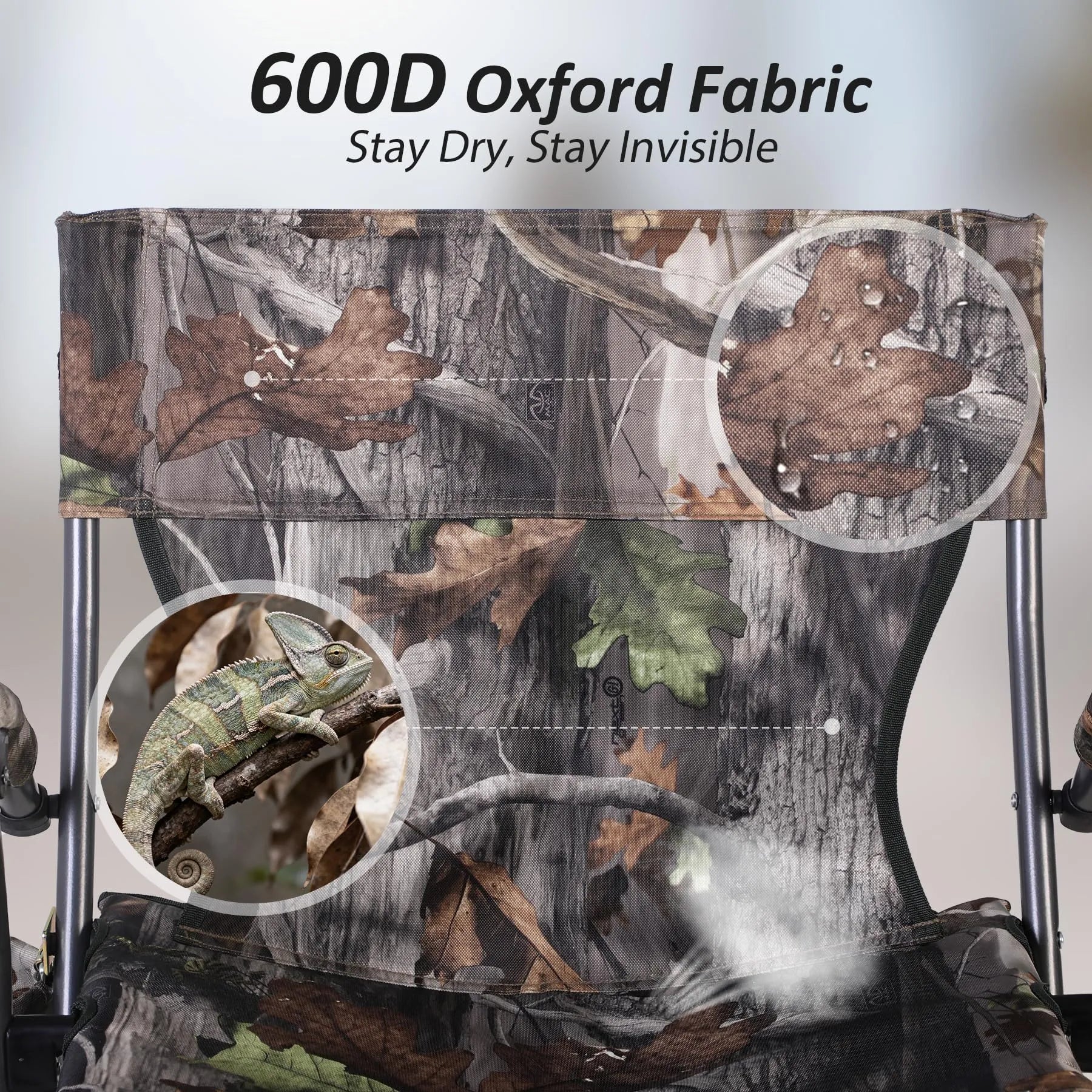 360° Swivel Hunting Chair with Adjustable Feet