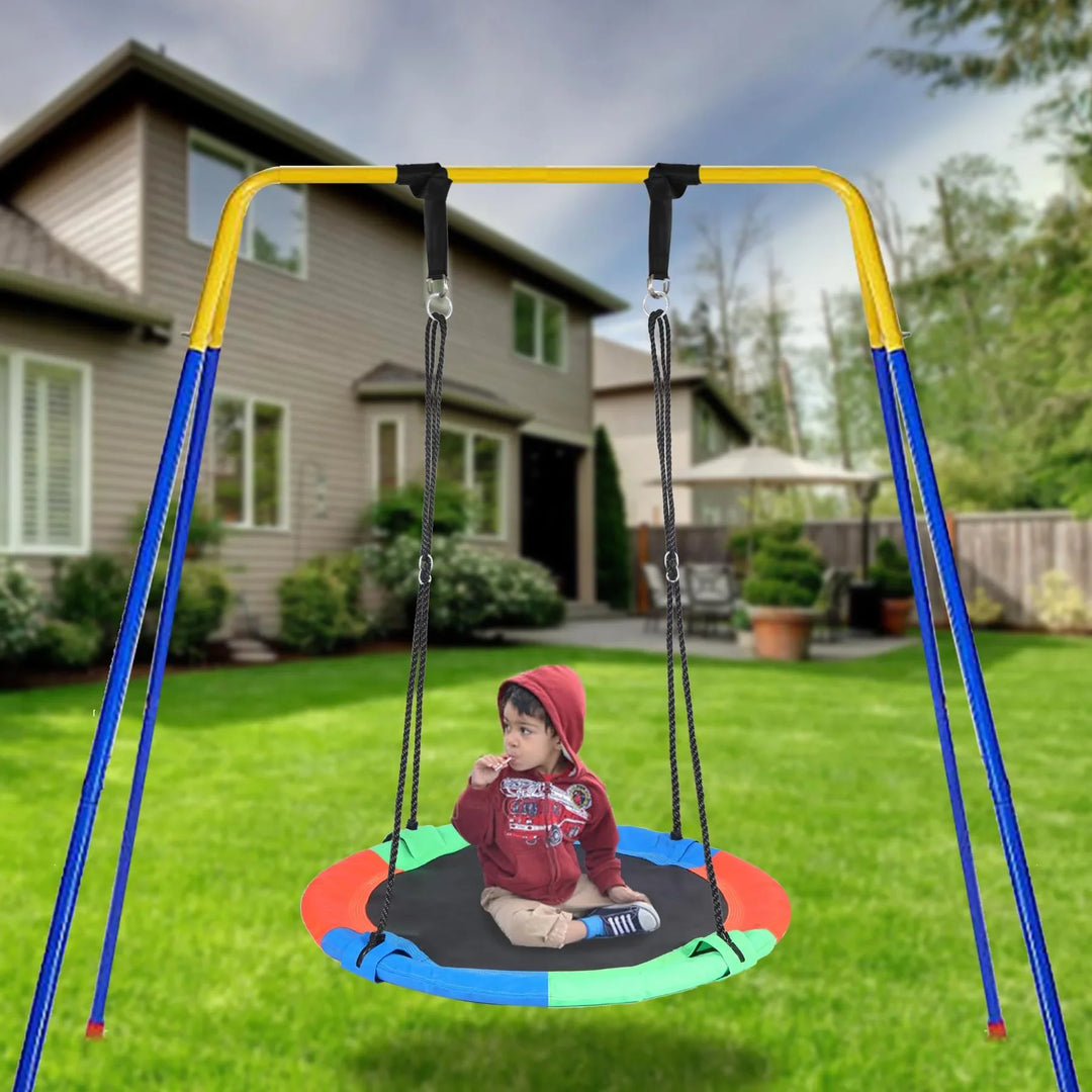 Large Round Tree Swing for Kids and Adults